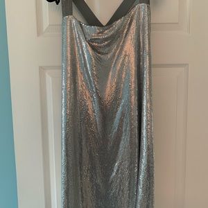 Versace for H&M silver chain mail dress. Size 8.